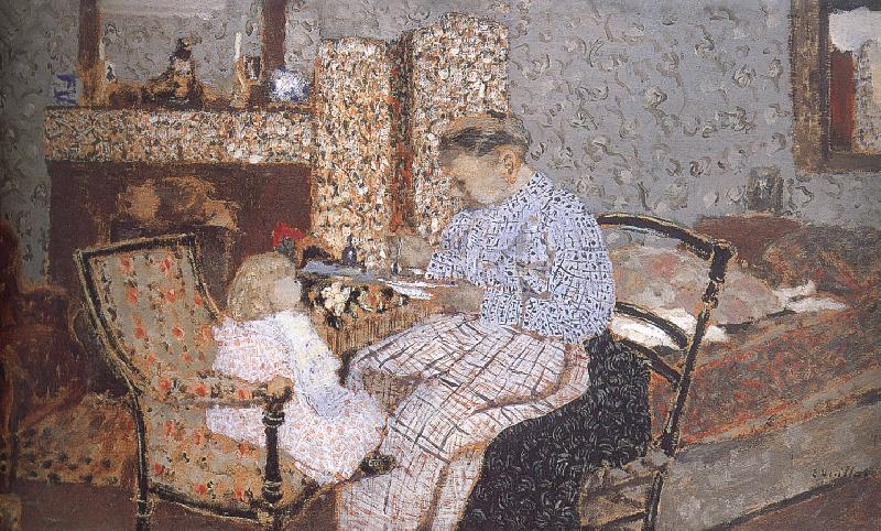 Edouard Vuillard Annette soup oil painting image